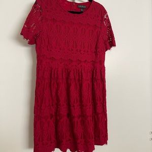 Red Lace Dress
